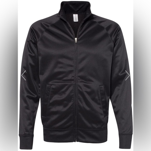 Unisex Lightweight Poly-Tech Full Zip Track Jacket (NWOT) - Picture 4 of 5